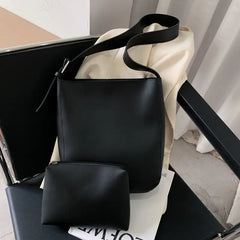Vintage Pu Leather Composite Bags Large Capacity Messenger Bags