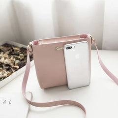 Small Fresh Square Bag Pink Bolsas Ladies Phone Bag