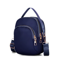 Mini Shoulder Bag Double Zipper Small Handbags Messenger Bag