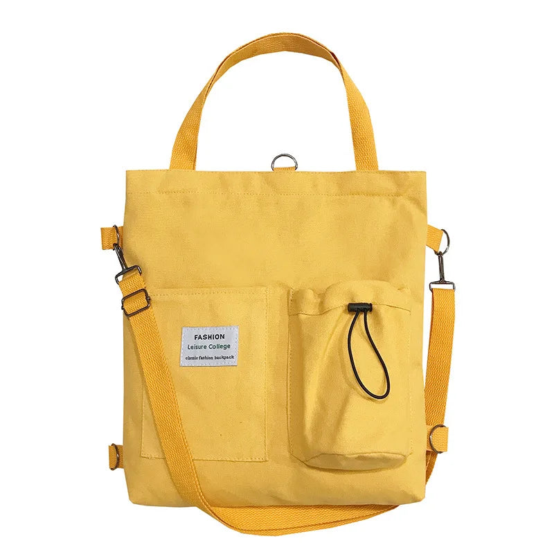 Japanese Literary Shoulder Bag Canvas Handbag