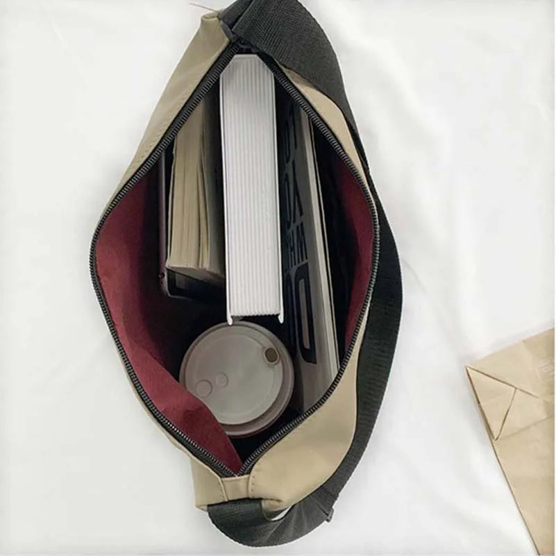 Young Girl Messenger Bag Waterproof Nylon Shoulder Bag For Women