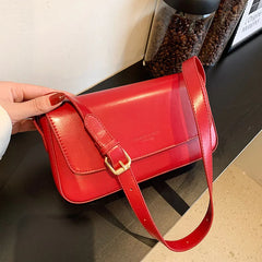 Solid Shoulder Crossbody Bag Women's Handbag Travel Underarm Bags