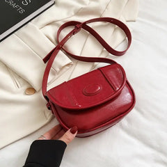 Versatile Shoulder Bag Small Saddle Bag Crossbody Bags