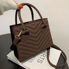 Single Strap PU Leather Women Crossbody Handbag Solid Shoulder Bag
