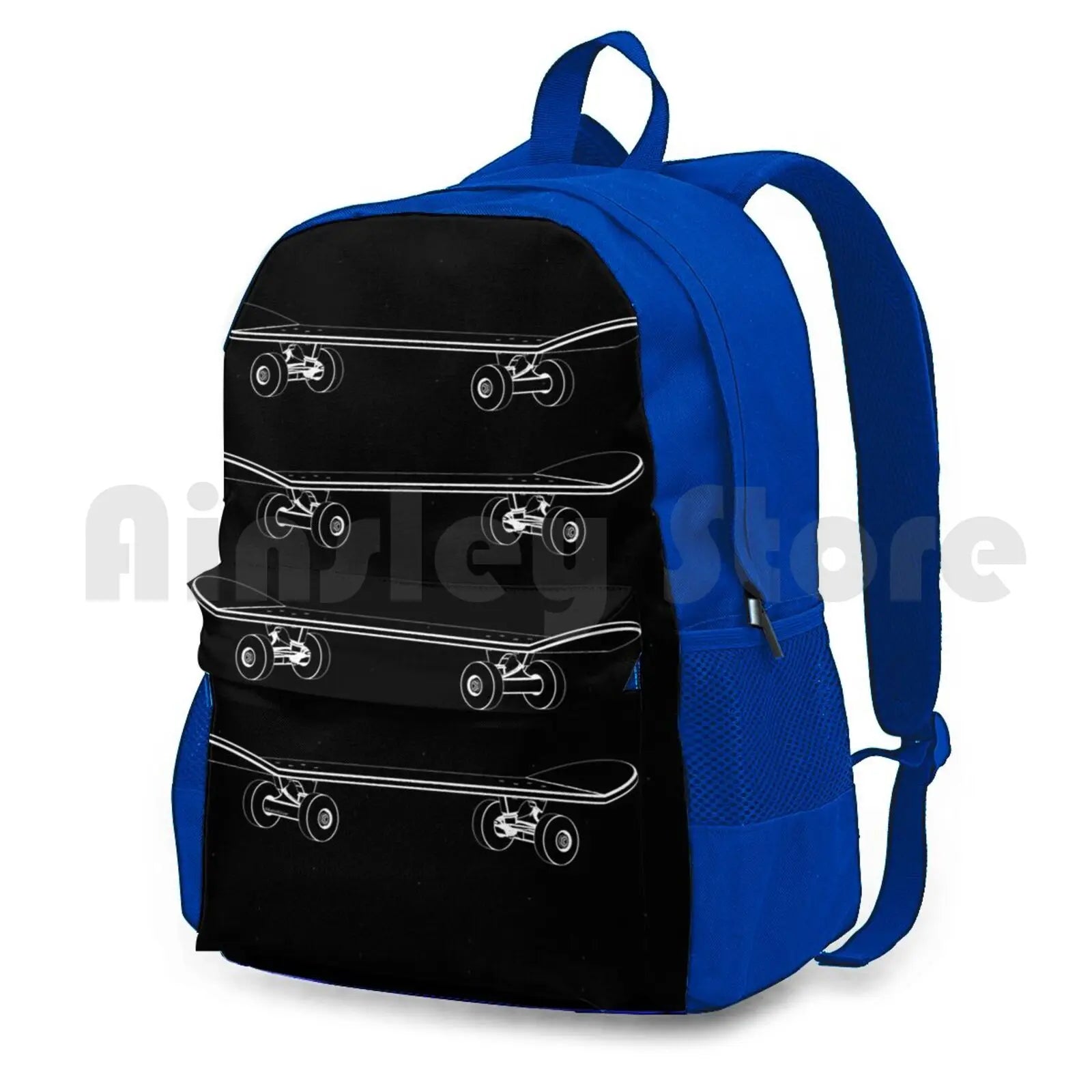 Kids Skateboard Outdoor Hiking Backpack Waterproof