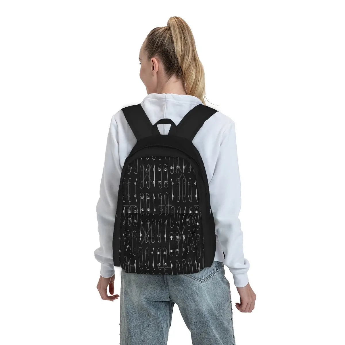 Skateboard Rows Lines Backpacks Men's Backpacks Bags For Women