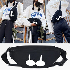 Skeleton Hand Print Waist Bags Men Women Sport Chest Bag Phone Pouch