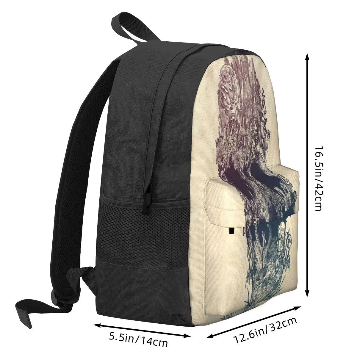 Skull Floral Backpacks Men's Backpacks Bags For Women