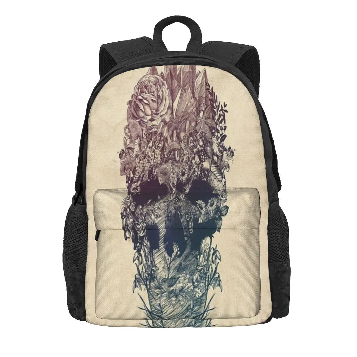 Skull Floral Backpacks Men's Backpacks Bags For Women