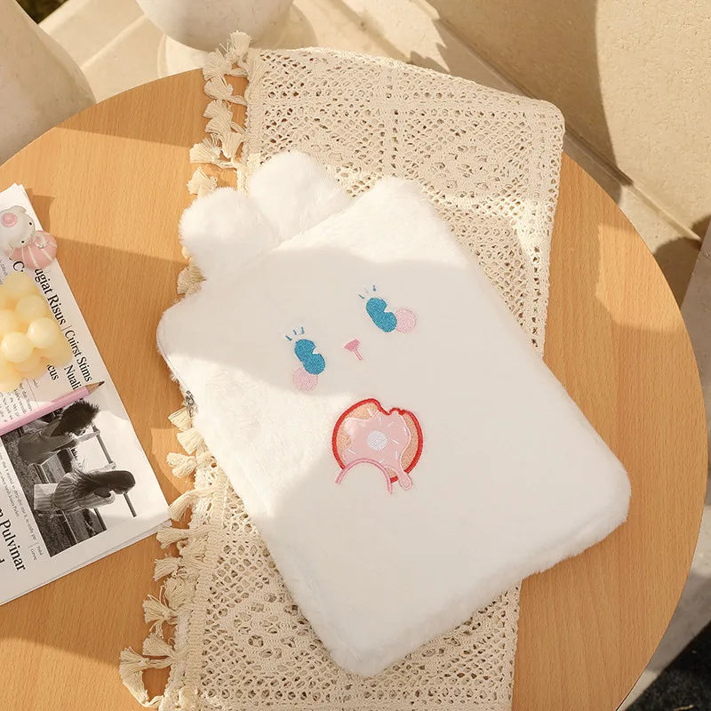 Bunny Plush 11-Inch Laptop Sleeve Case Soft Travel Bag