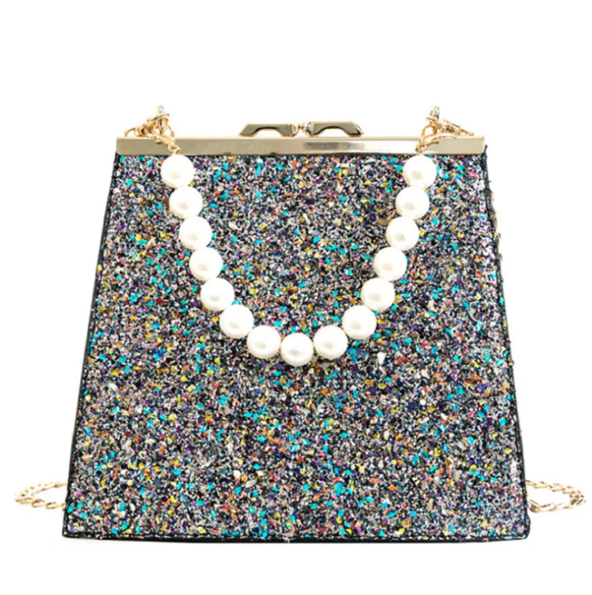 Sequins Sling Bag for Women Ladies