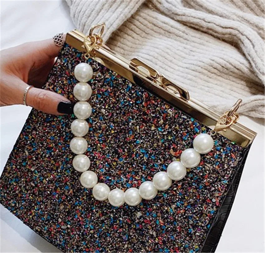 Sequins Sling Bag for Women Ladies