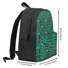 SRU Backpack Men's Women's Zipper Close Backpack Manga Print