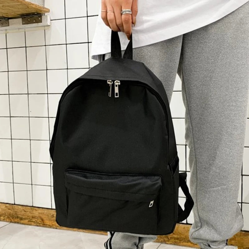 Nylon Women Backpack Small for School Girls
