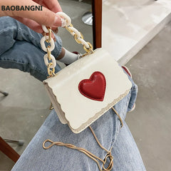 Small Love Small Square Bag Portable Shoulder Messenger Bag