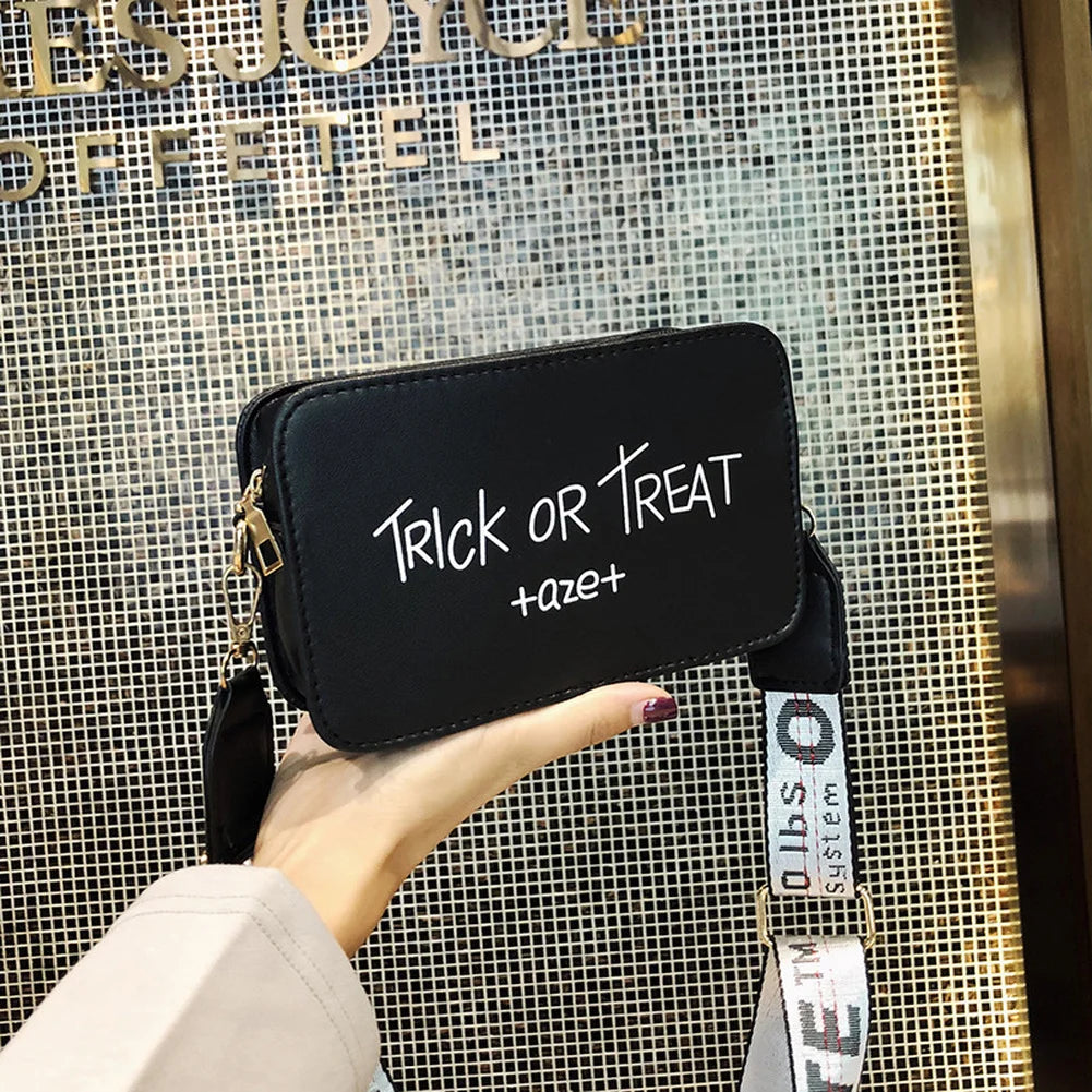 Small Bag Women's Broadband One Shoulder Messenger Bag Joker Small Square Bag