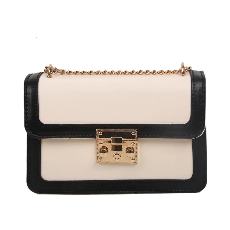 Women's Crossbody Square Bag Small Chain Flap Purse Shoulder Messenger Bag