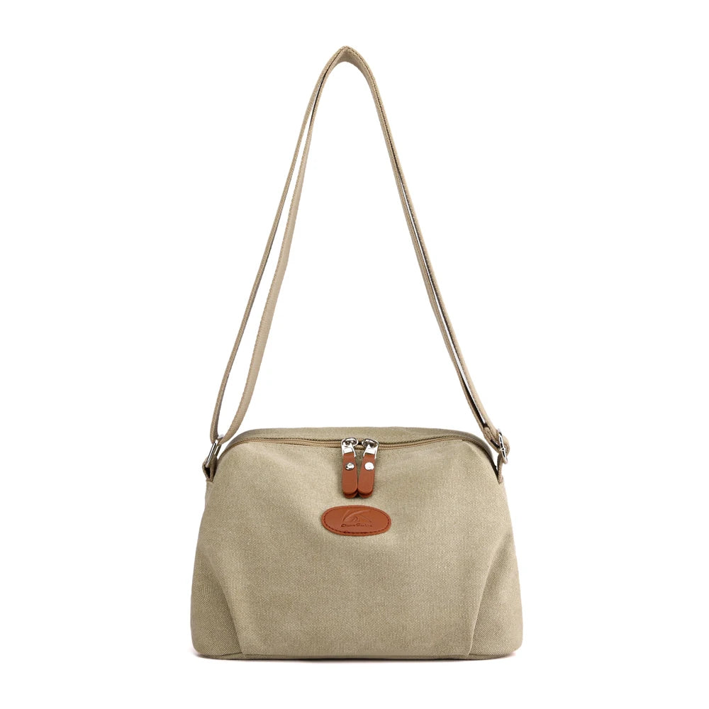 Small Canvas Crossbody Purse For Women Messange Bag Shoulder Bags Satchel