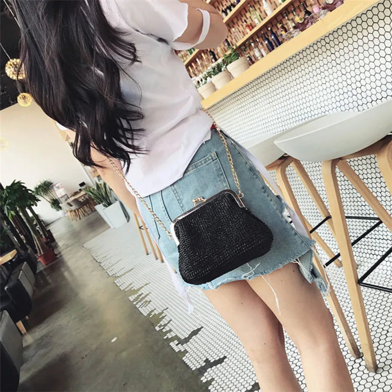 Small Crossbody Boho Bags For Women Evening Clutch Bags Hasp Ladies Handbag