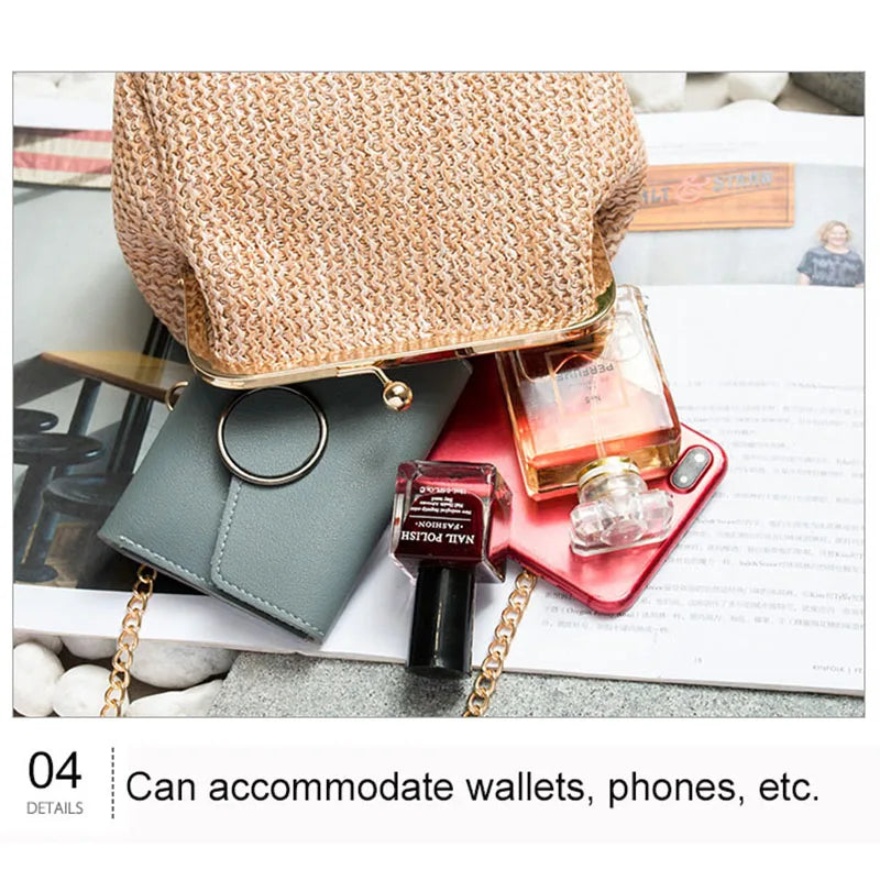 Small Crossbody Boho Bags For Women Evening Clutch Bags Hasp Ladies Handbag