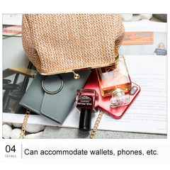 Small Crossbody Boho Bags For Women Evening Clutch Bags Hasp Ladies Handbag