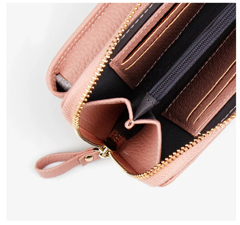 Small Leather Crossbody Shoulder Bag Women Mobile Phone Purse
