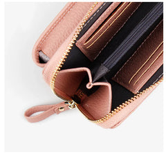 Small Leather Crossbody Shoulder Bag Women Mobile Phone Purse
