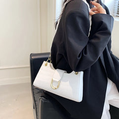 Stone Pattern Messenger Bag Ladies Handbags Crossbody Bags