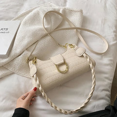 Stone Pattern Messenger Bag Ladies Handbags Crossbody Bags
