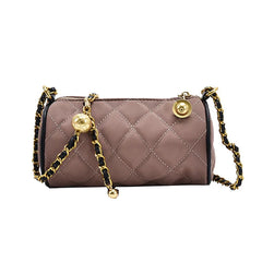 Small Diamond Lattice Shoulder Bags High Nylon Chains Women Messenger Bag