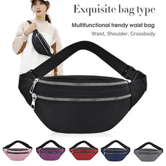 Women's Small Fanny Pack Sports Waist Bag Zipper Coin Purse