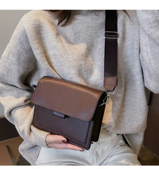 Small Flap Crossbody Shoulder Bags for Women Pu Leather Women's Bag Totes Solid
