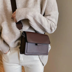 Small Flap Crossbody Shoulder Bags for Women Pu Leather Women's Bag Totes Solid