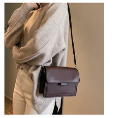 Small Flap Crossbody Shoulder Bags for Women Pu Leather Women's Bag Totes Solid