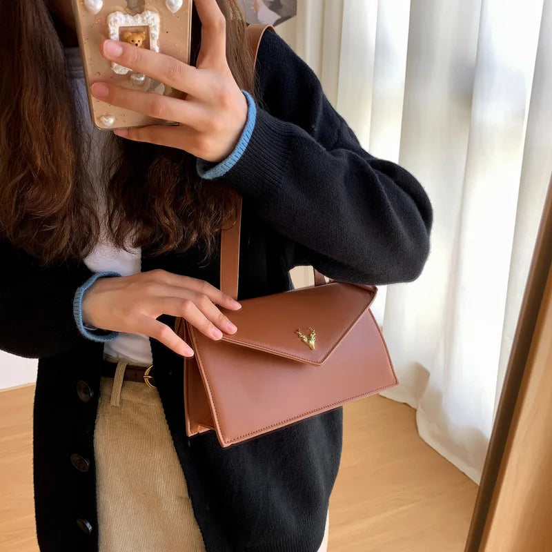 Vintage Small Shoulder Bags for Women Handbags Ladies Tote Bags