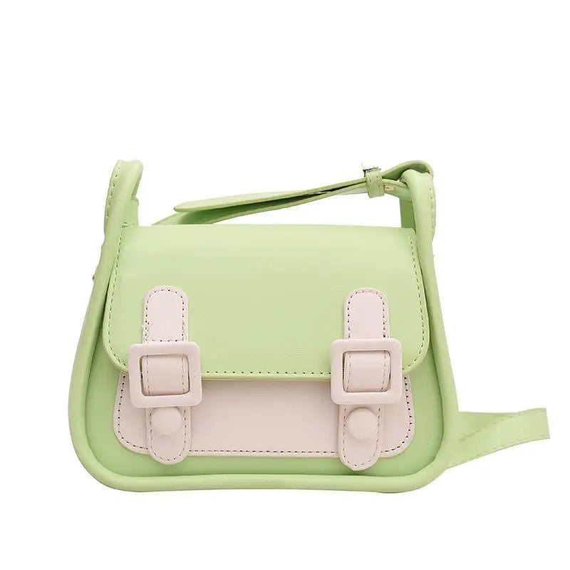 Summer Crossbody Bag Women's PU Leather Small Flap Handbag