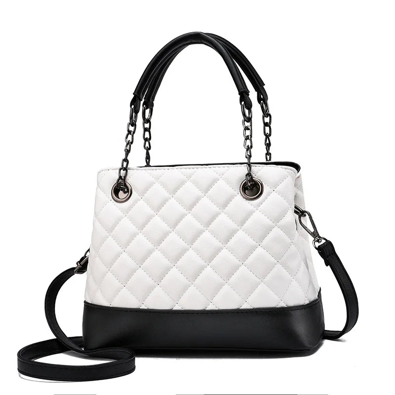 Small Fragrance Style Diamond Chain Bag Women's Summer Messenger Bucket Bag