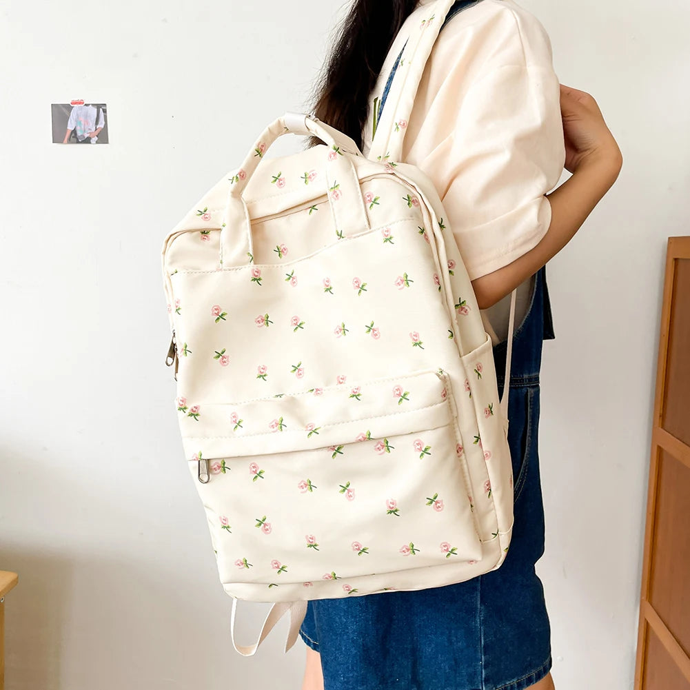 Small Fresh Backpack Women Travel Bag High Capacity