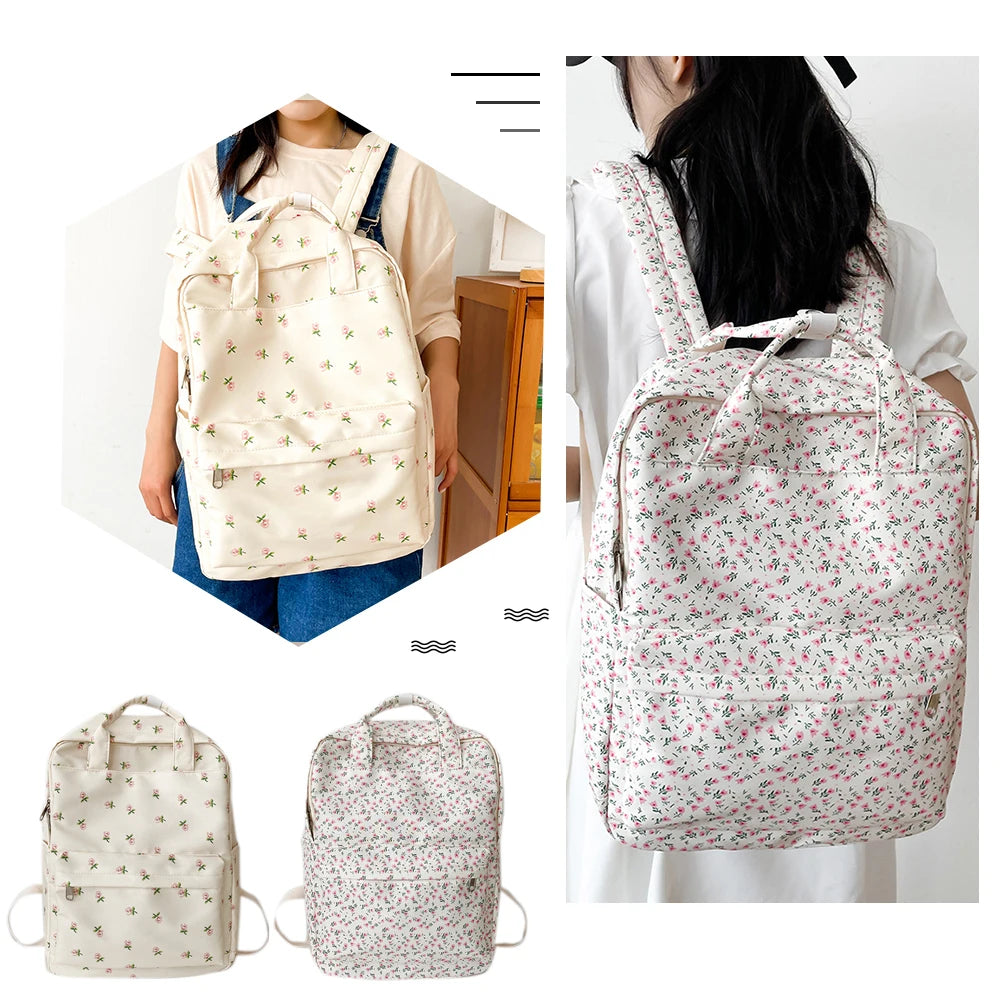 Small Fresh Backpack Women Travel Bag High Capacity