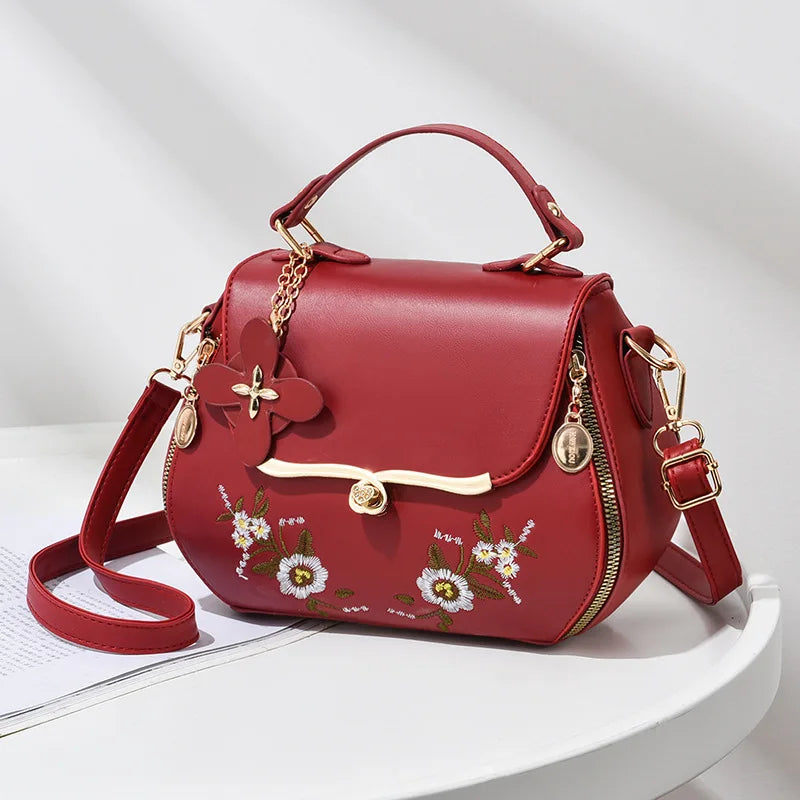 Fashionable Girl Shoulder Bag Autumn All-match Handbag Female