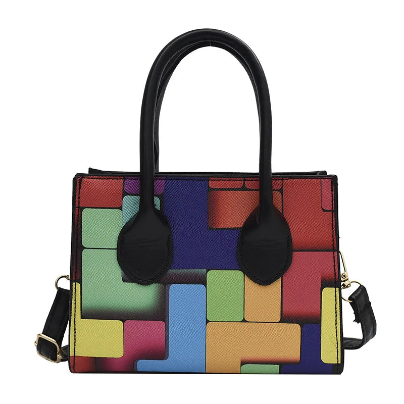 Plaid Handbag Mini Bag with Handle Shoulder Crossbody Purse
