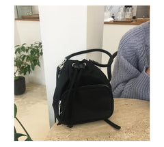 Canvas Shoulder Bag Tassel Bucket Crossbody Tote Phone Pouch Female Bag