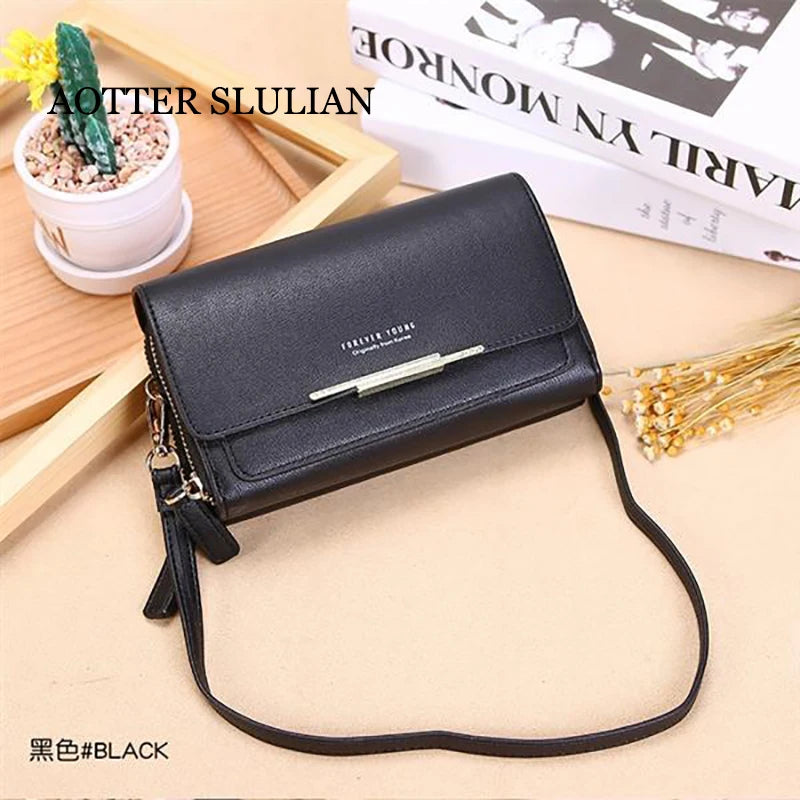 Small Leather Shoulder Bag Women Summer Style Handbags Cellphone Purses