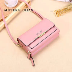 Small Leather Shoulder Bag Women Summer Style Handbags Cellphone Purses