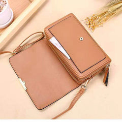 Small Leather Shoulder Bag Women Summer Style Handbags Cellphone Purses