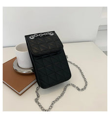 Women's Small Plaid Crossbody Bag Phone Purse