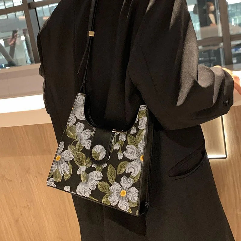Small Pu Leather Shoulder Bag For Women Underarm Crossbody Bags For Women