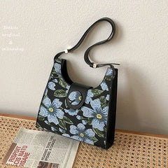 Small Pu Leather Shoulder Bag For Women Underarm Crossbody Bags For Women