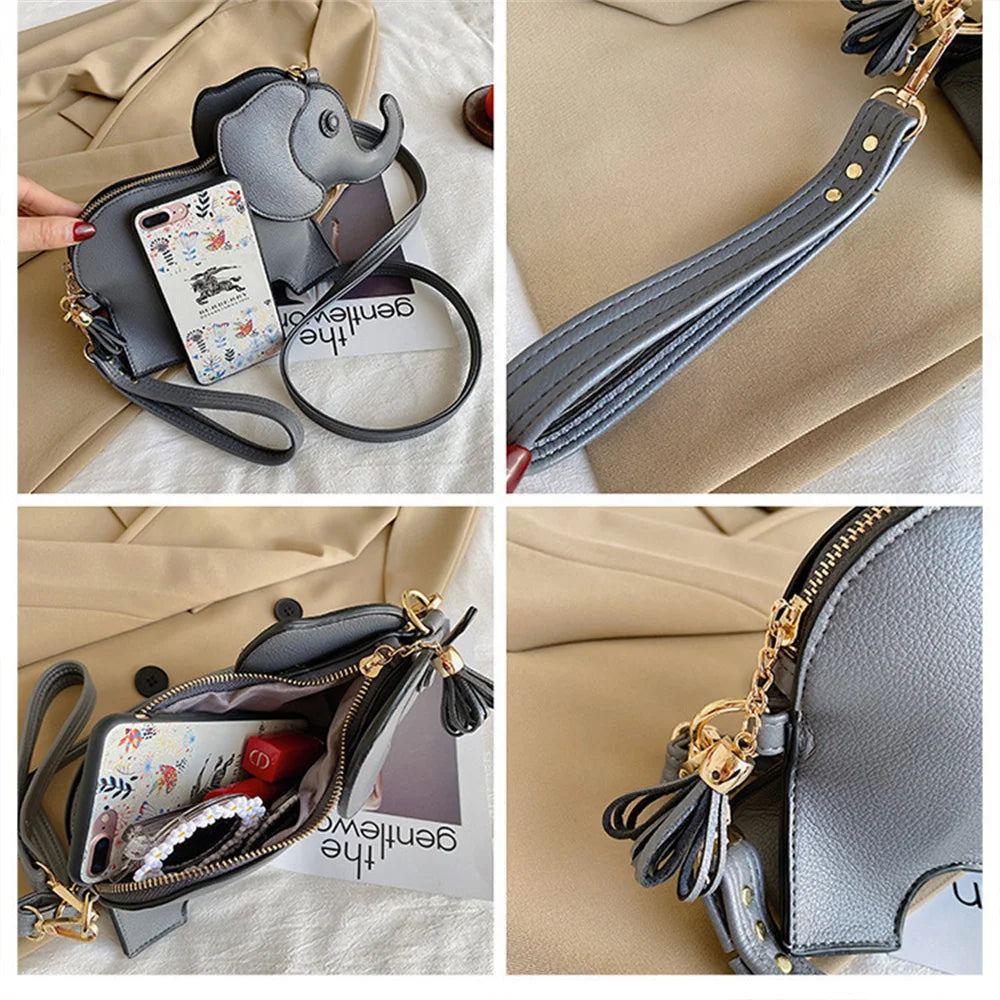 Novelty Elephant Shoulder Crossbody Bags Women Bag