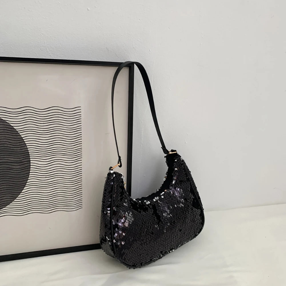 Women's Small Shoulder Bag Elegant Handbag Woven Messenger
